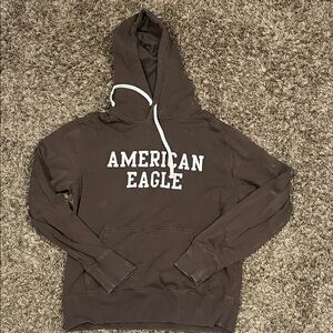American Eagle Outfitters Dark Brown Hoodie